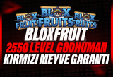 ⭐Kırmızı Meyve + Godhuman + 2550 Max Level (BF)