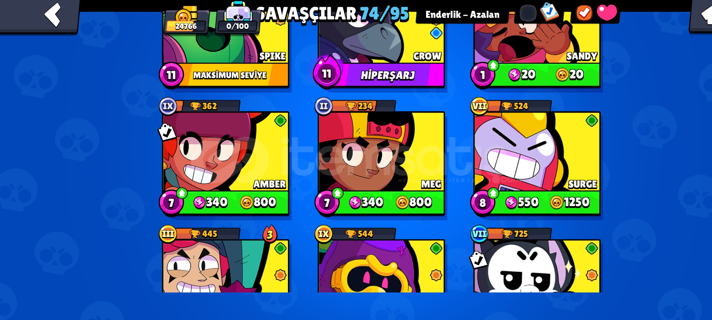 25k 75karekter bs hesabı