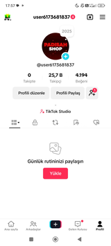 ⭐ 25K TİKTOK HESABI