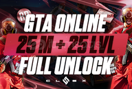 ✨25M Cash + 25 Level + Full Unlock | GTA✨