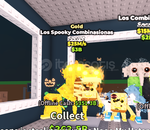 25m gold los spooky comb