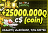 ⭐[25SX]⭐2500.000Qi C$ (coin) Grow A Garden