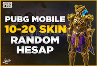 ⭐ PUBG Mobile 10-20 SKIN Random Hesap | 7/24 Oto