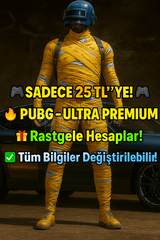 25TL Pubug Ultra random hesap