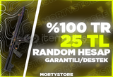 ⭐️ 100% TR [ 25TL ] RANDOM HESAP ⭐️