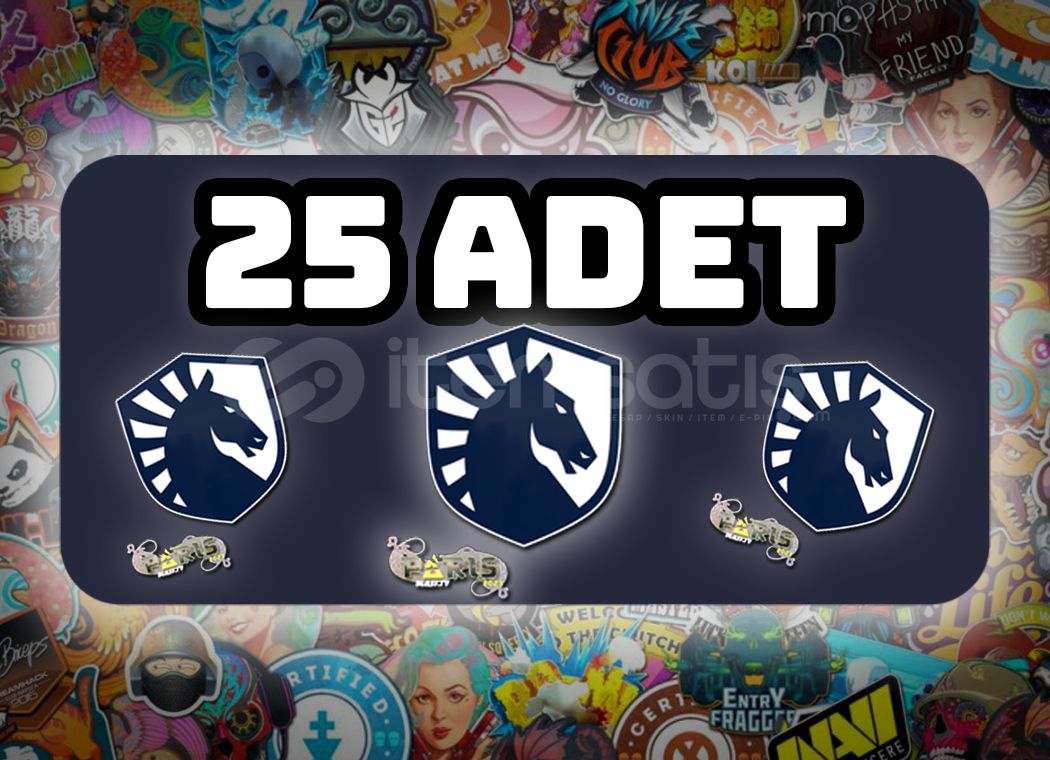 ✨ 25x ✨Çıkartma | Team Liquid | Paris 2023 ✨ 25x ✨Çıkartma | Team Liquid | Paris 2023