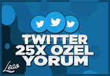 25x Özel Twitter Yorum
