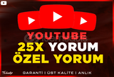 25X Özel Yorum YouTube | Garanti | #1