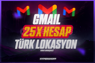 ⭐25X SMS ONAYSIZ GMAİL HESAP ⭐