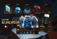 2.8M PARA 190 Level Full Hesap