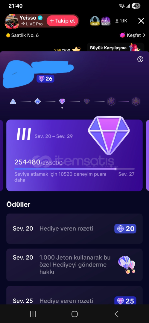26 level tiktok hesabi alicisina hayırlı olsun  26 level tiktok hesabi alicisina hayırlı olsun