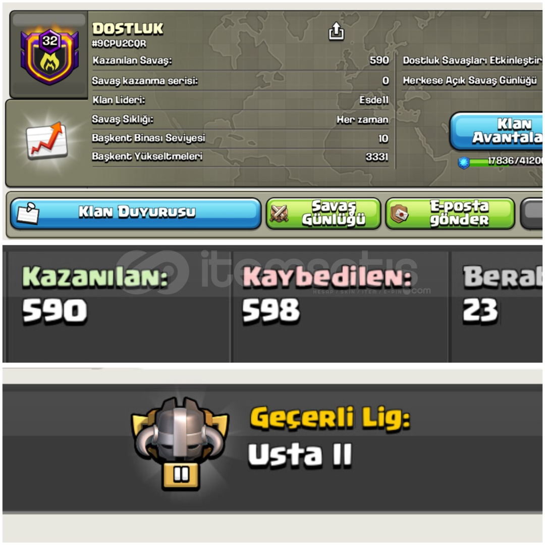 32 LEVEL⚡️DOSTLUK | HARİKA İSİMLİ KLAN 32 LEVEL⚡️DOSTLUK | HARİKA İSİMLİ KLAN