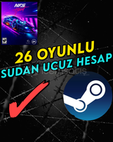 26 OYUNLU MÜKEMMEL STEAM HESABI