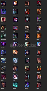 ⭐262 Seviye 96 Karakter 49 Skin Lol TR Hesap⭐