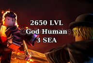 2650 LVL + God Human | Blox Fruits Hesap