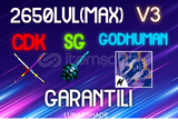 2650LVL(MAX) GARANTİLİ HESAPLAR BLOX FRUİTS
