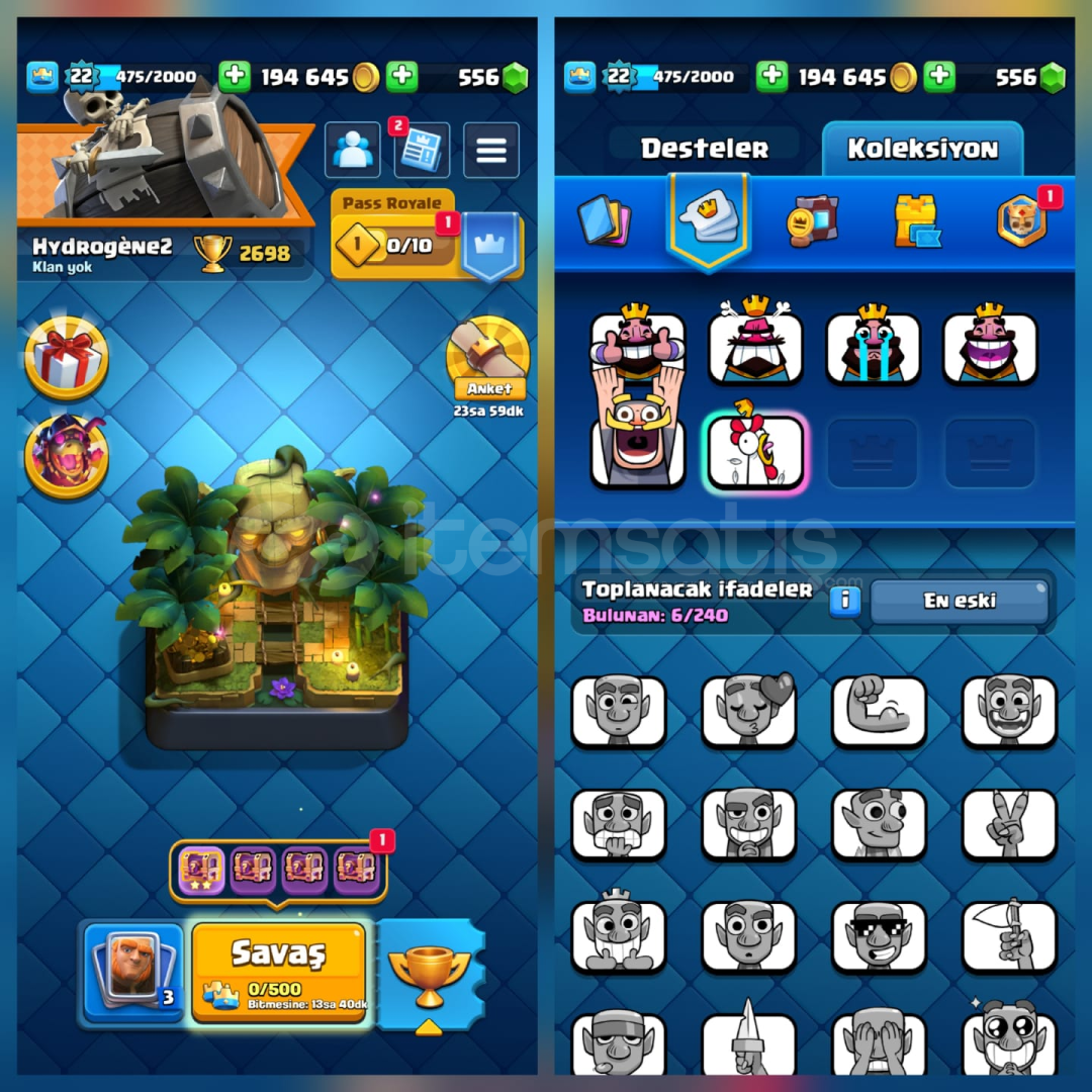 2698Kupa 75Kart 6İfade 556Elmas 2698Kupa 75Kart 6İfade 556Elmas