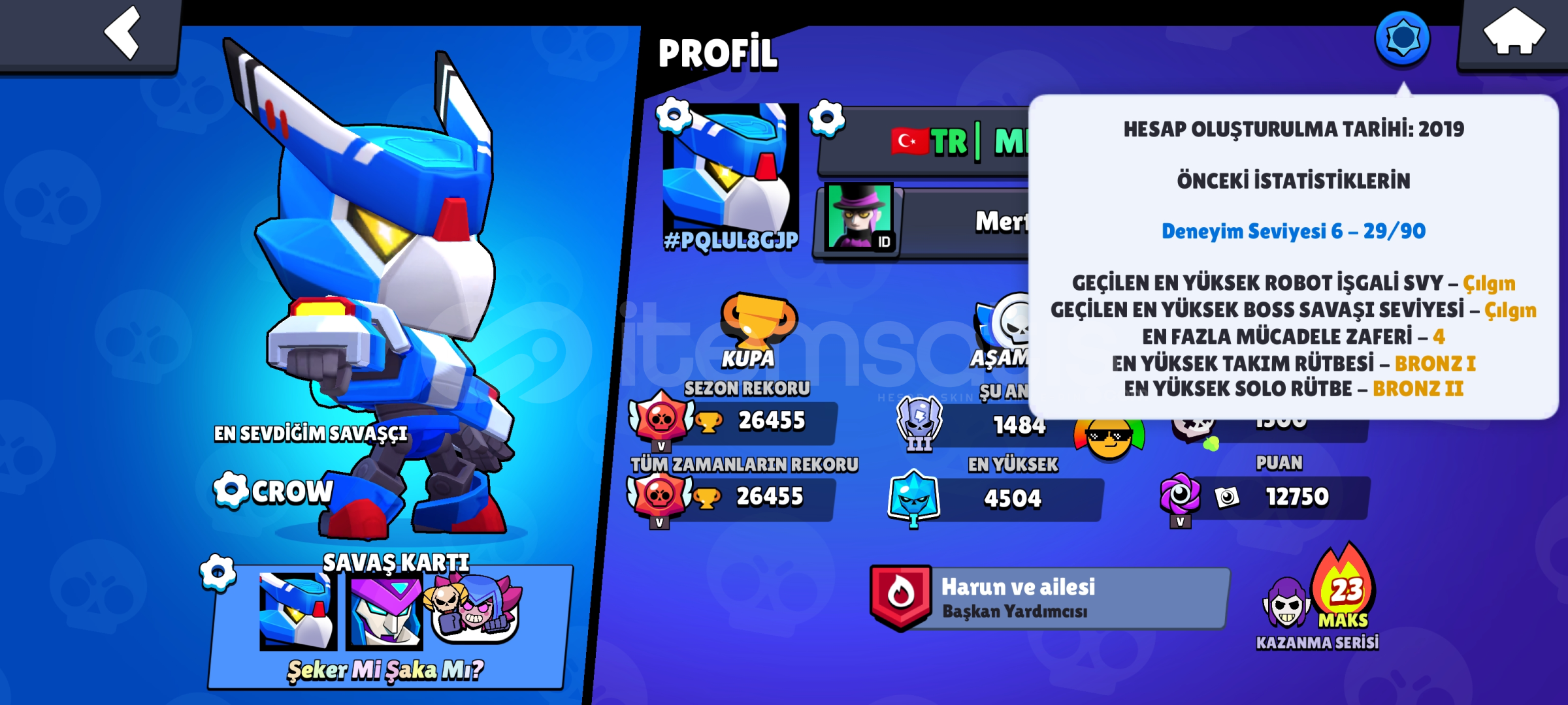 |26K| 2019 Hesabı 6 Tane 1K kareketer