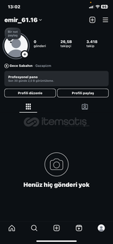 27 BİN TAKİPÇİLİ İNSTAGRAM HESABI UYGUN FİYAT