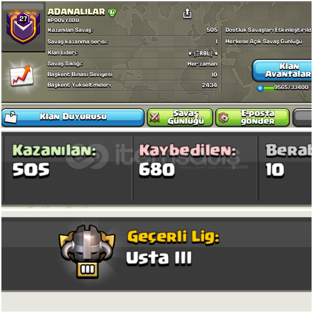 27 LEVEL⚡️ADANALILAR | ADANA'YA ÖZEL KLAN 27 LEVEL⚡️ADANALILAR | ADANA'YA ÖZEL KLAN