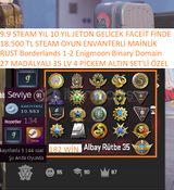 27 MADALYALI 35 LV 91 LV STEAM 4 PİCKEM RUST Bo