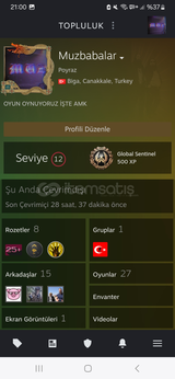 27 oyunlu Hesap