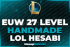 ⭐[MAİLLİ] 27 Seviye Handmade EUW Hesap!⭐