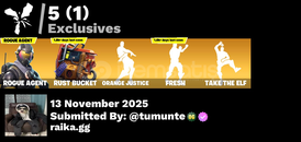 27 Skin Rogue Agent, Omega Ömürlük Mailli!