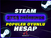 ⭐ 275$ değerinde Dolu Steam Hesabı ⭐