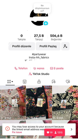 27.5 k bütce dostu tiktok hesabı