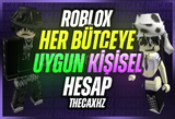 ⭐HER BÜTÇEYE UYGUN KİŞİSEL ROBLOX HESAPLARI⭐