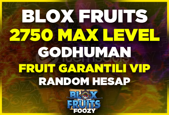 ⭐2750 Level + Godhuman + Rastgele Fruit (BF)⭐ ⭐2750 Level + Godhuman + Rastgele Fruit (BF)⭐