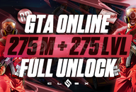 ✨275M Cash + 275 Level + Full Unlock | GTA✨