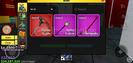 ⭐2800 | GH Hallow Scythe Shadow Mail Onaysız