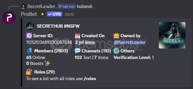 2800 Kişilik Discord Sunucusu