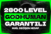 ⭐2800 LEVEL + Godhuman garantili BLOX FRUİTS⭐