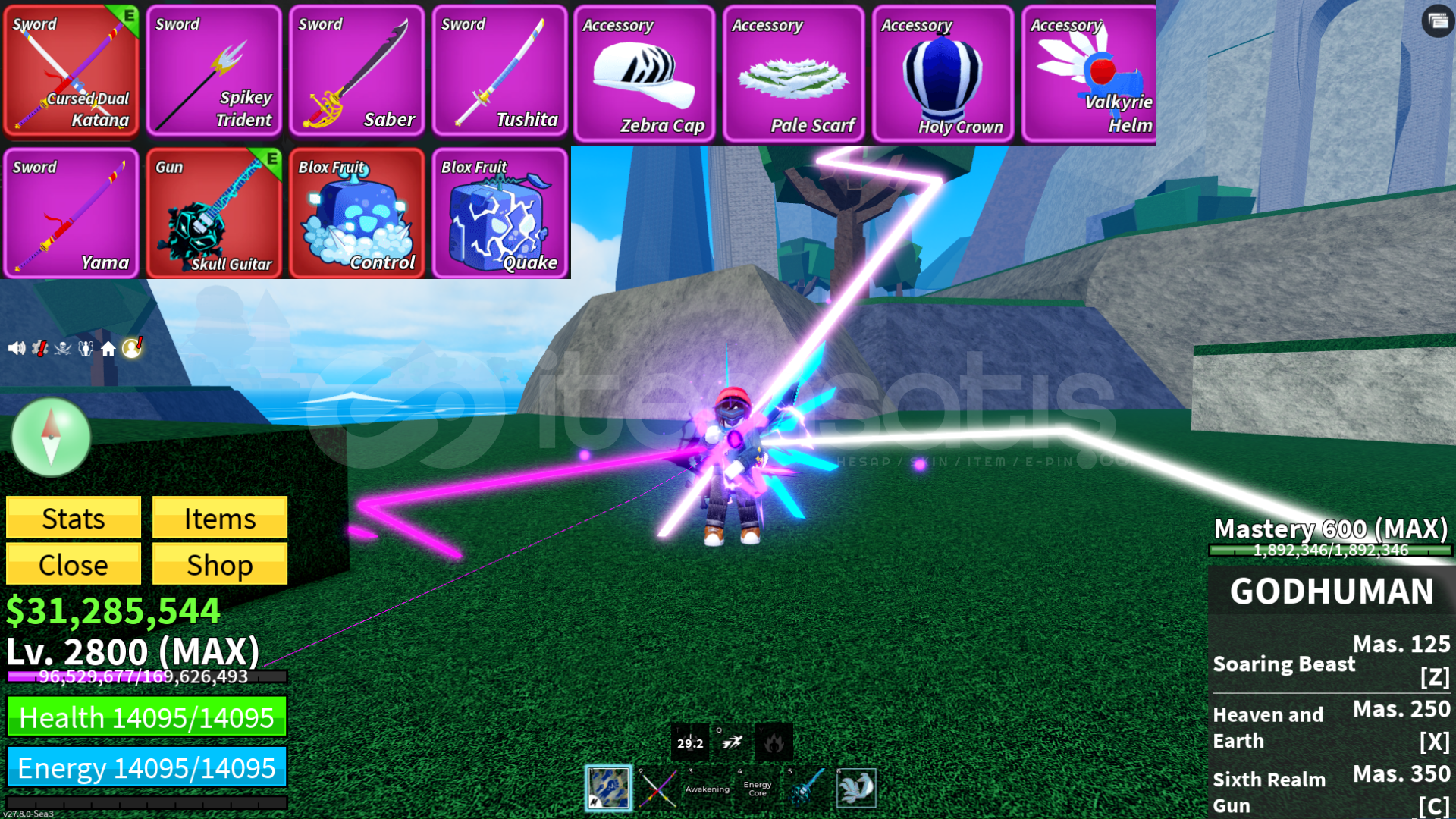 2800 LVL V4 FULL GEARCYBORG + CDK + SOUL GUİTAR 2800 LVL V4 FULL GEARCYBORG + CDK + SOUL GUİTAR