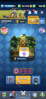 ⭐️ 2839 Kupa ⭐️ 58 Kart ⭐️ 1 Evrim ⭐️