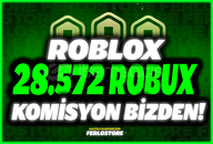 ⭐(28.572) 20000 ROBUX + KOMİSYON BİZDEN✅