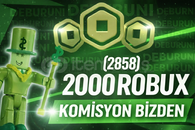 ⚡(2858) 2000 ROBUX!⚡KOMİSYON %100 BİZDEN⚡