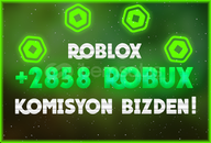 ⭐ (2858) 2000 Robux KOMİSYON BİZDEN⭐