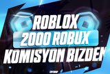 ✨(2858) 2000 Robux - KOMİSYON BİZDEN✨