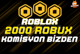 ⭐️[2858] 2000 ROBUX | KOMİSYON BİZDEN!⭐️