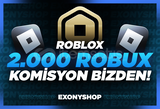 ⭐️(2858)2000 ROBUX [KOMİSYON BİZDEN]⭐