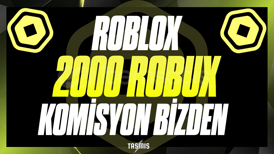 (2858) 2000 Robux - Komisyon Bizden (2858) 2000 Robux - Komisyon Bizden