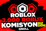 Gönderilebilen(2858)2000 ROBUX KOMİSYONBİZDEN ⭐