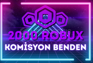 ⭐(2858) 2000 Robux + KOMİSYON BİZDEN ⭐