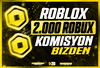 ☘️ (2858) 2000 Robux - Komisyon Bizden