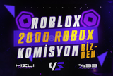 ✨(2858) 2000 Robux | KOMİSYON BİZDEN ✨
