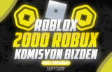 ✨(2858) 2000 Robux - KOMİSYON BİZDEN✨